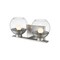 Z-Lite Osono 2 Light Vanity, Brushed Nickel & Clear 1924-2V-BN-LED - alternate 2
